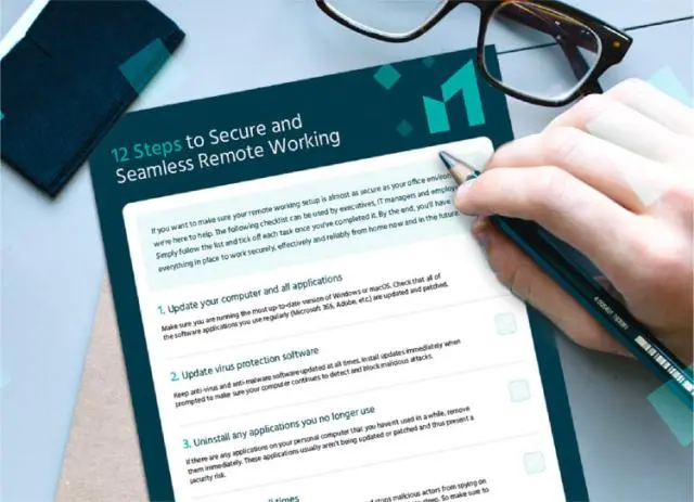 12 Steps to Secure and Seamless Remote Working Checklist